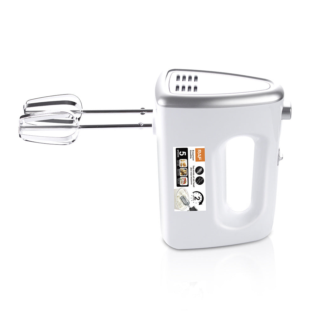 RAF European Standard5Electric Egg Beater Household Handheld High-Power Egg Mixer Dough Kneading Baking Blender R6632