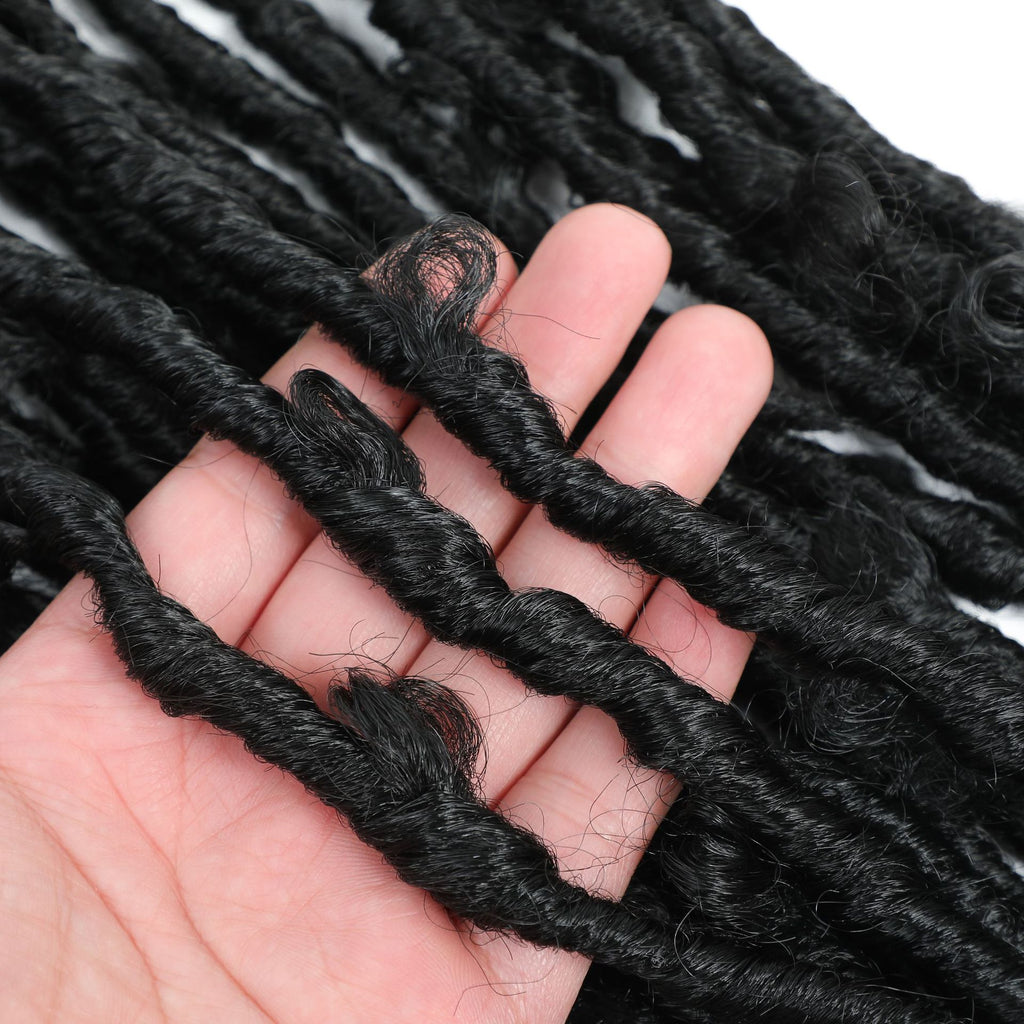 Foreign Trade Dreadlock Crochet Hair Butterfly Locs Crochet Hair Goddess Butterfly Curly Wig