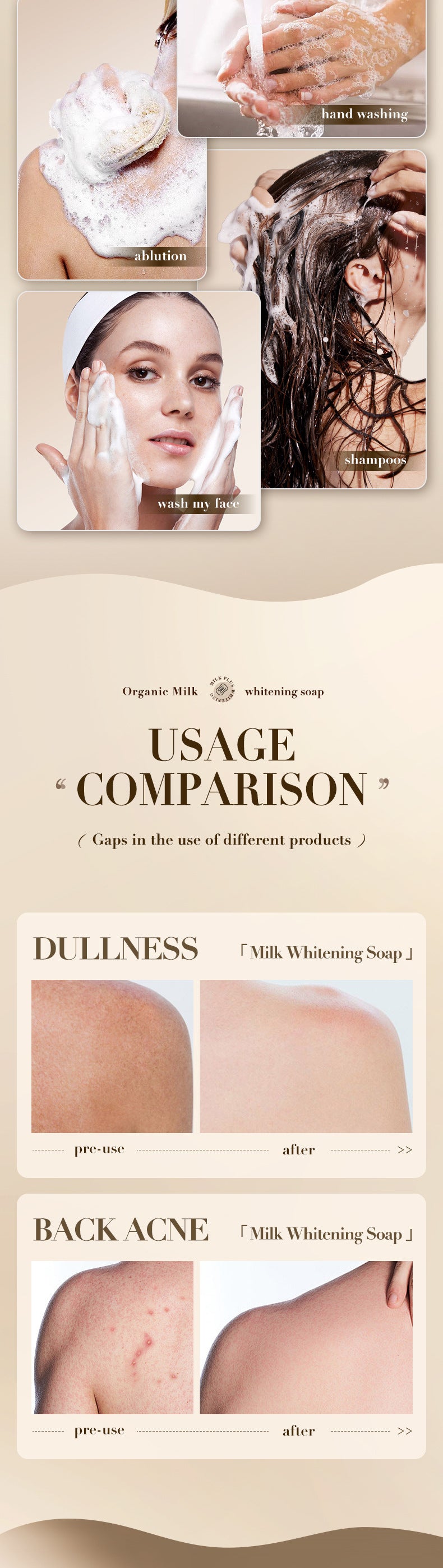 SADOER 牛奶保湿皂 100克 通用手工皂 身体清洁 跨境批发