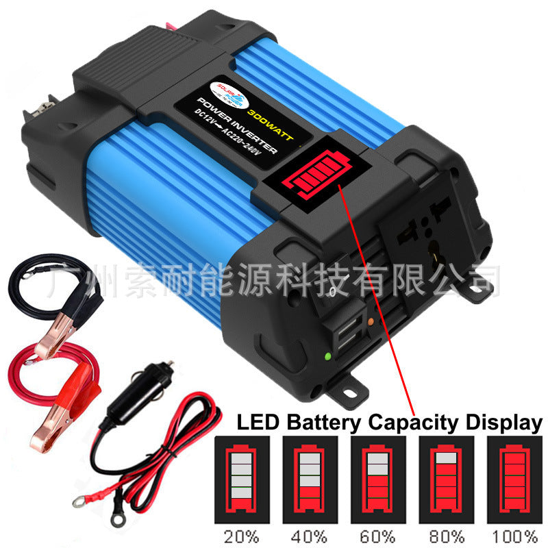 【New Product】Vehicle Inverter300W 500W 12V Turn110V 220V Car Inverter