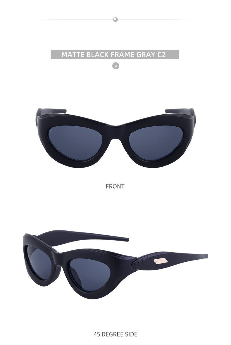 European and American Millennium Y2K Cat Eye Sunglasses Women's Cycling Windproof Sunglasses Women's Glasses Wholesale sunglasses