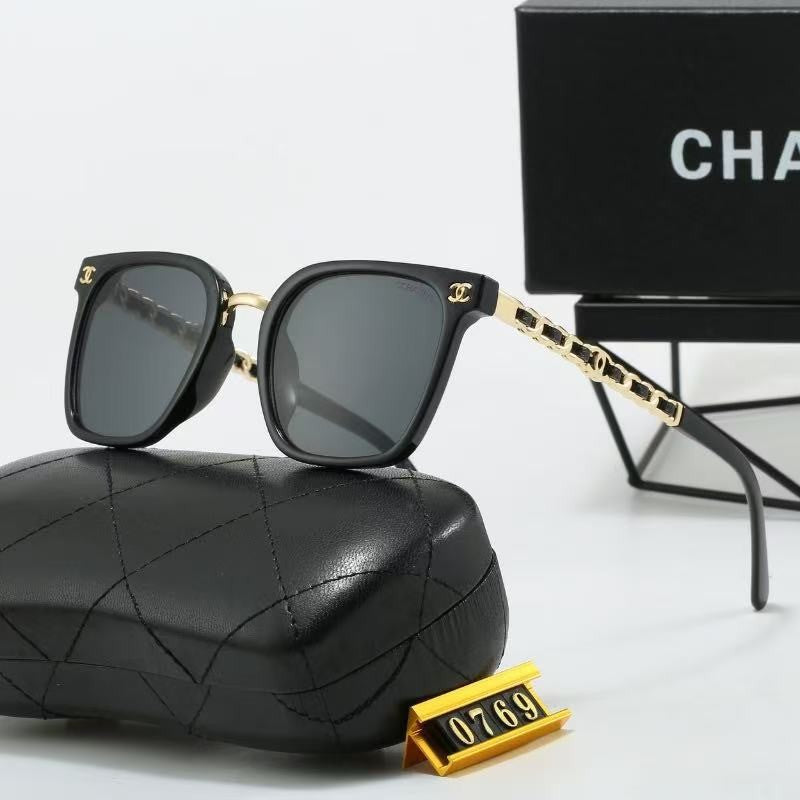 Fragrance House ch0769European and American High-End Summer Sunscreen Sunglasses, Versatile and Trendy, Slimming Effect, Wholesale from Manufacturer