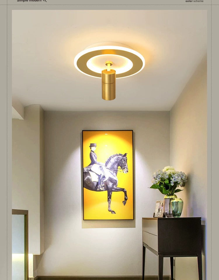 Aisle Light Corridor Light Luxury Balcony led Lamp Creative Background Wall Spotlight Simple Modern Cloakroom Ceiling Lamp