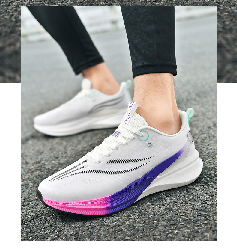 Red Rabbit8pro Rebound Cushioning Carbon Plate Running Shoes Mesh Breathable Non-Slip Sports Shoes Fashion Casual Racing Running Shoes