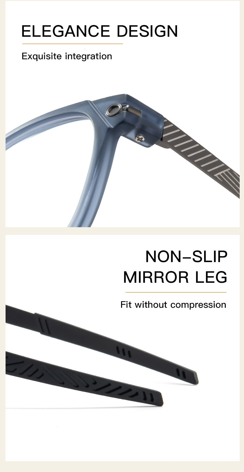 New Oval Sports Glasses Cycling Eyewear Frame for Men and Women Square Round Glasses