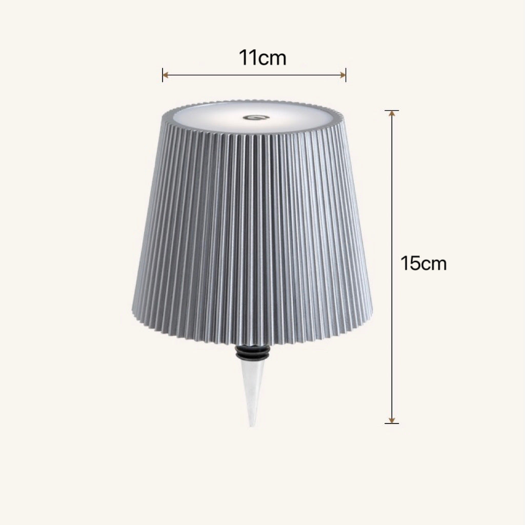 rechargeable desk lamp striped plug-in wine bottle lamp RGB Three-color Amazon  Touch Ambient Light Manufacturer