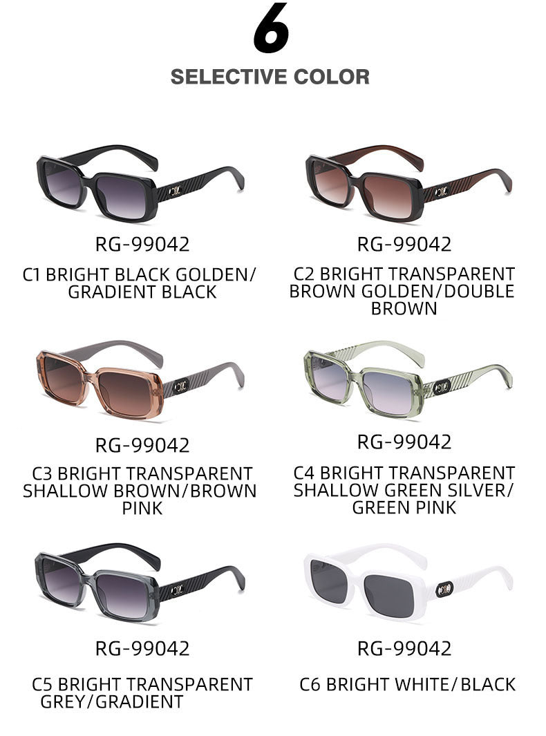 2025New European and American Fashion Small Frame Sunglasses for Women Trendy Outdoor Sun Protection Sunglasses for Women sunglasses