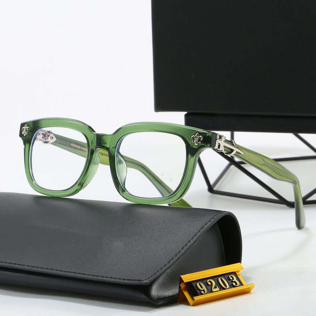 2025New Style Cro Glasses European and American Fashion Eyeglass Frames Street Style Natural Look Glasses Frames Non-Prescription Glasses9203