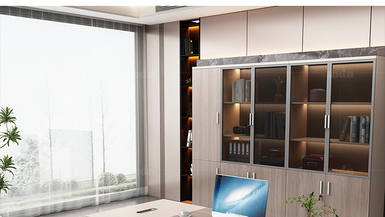 Office Desk Boss Desk and Chair Set Manager Supervisor Light Luxury High-End Office Desk and Chair Set Executive Office Desk