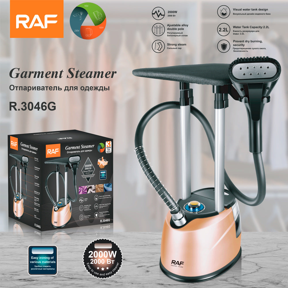 RAF European Standard Steam Home Use Garment Steamer Vertical Handheld Mini Hanging Iron R.3046