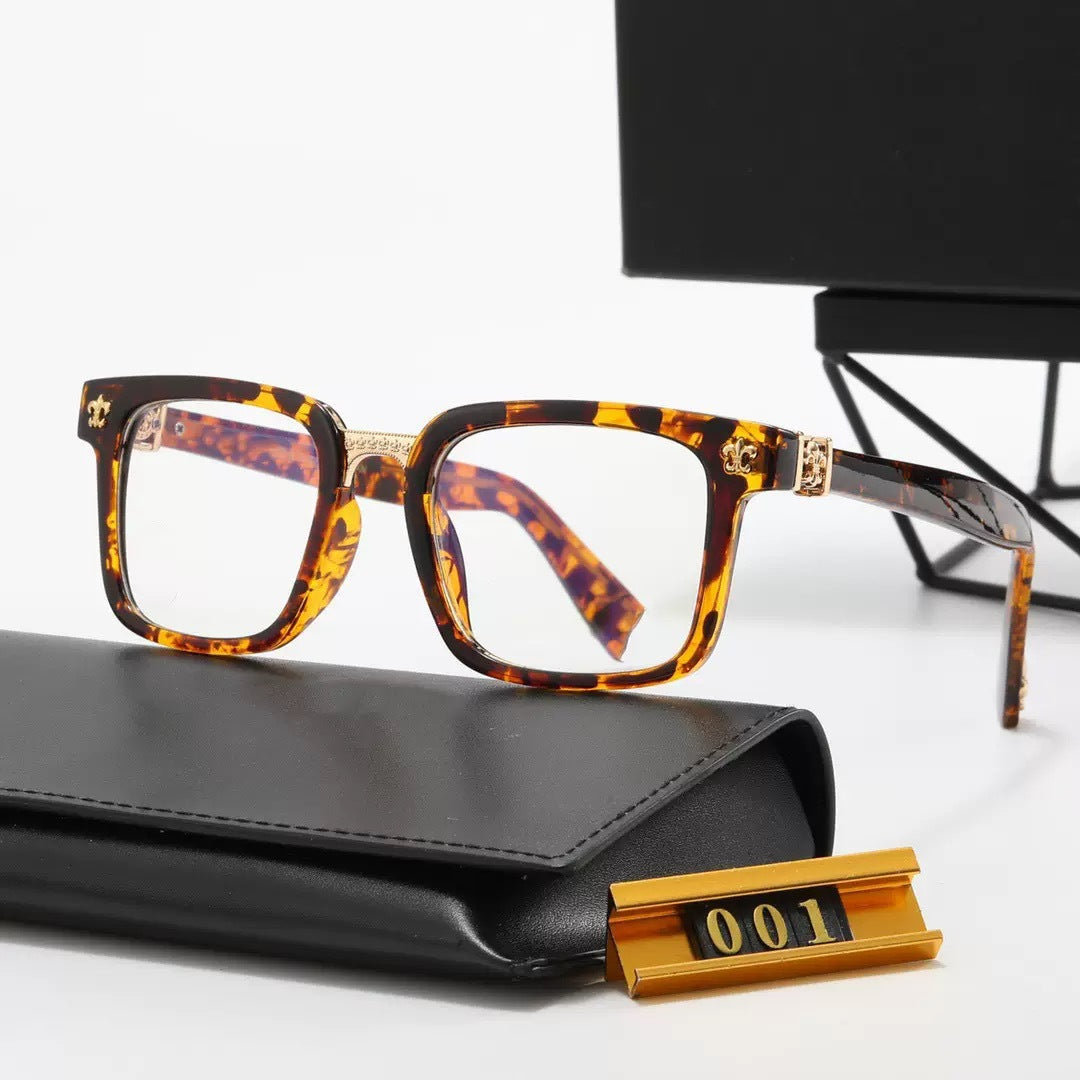 Kejia Plain Glasses for Women, Non-Prescription, European and American Style, Square Frame, Classic Travel Fashion Optical Glasses, Wholesale Sunshade