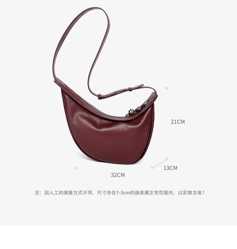New Fashion Women's Dumpling Bag, Unique Design Casual Women's Chest Bag, Trendy Versatile Single Shoulder Crossbody Underarm Bag