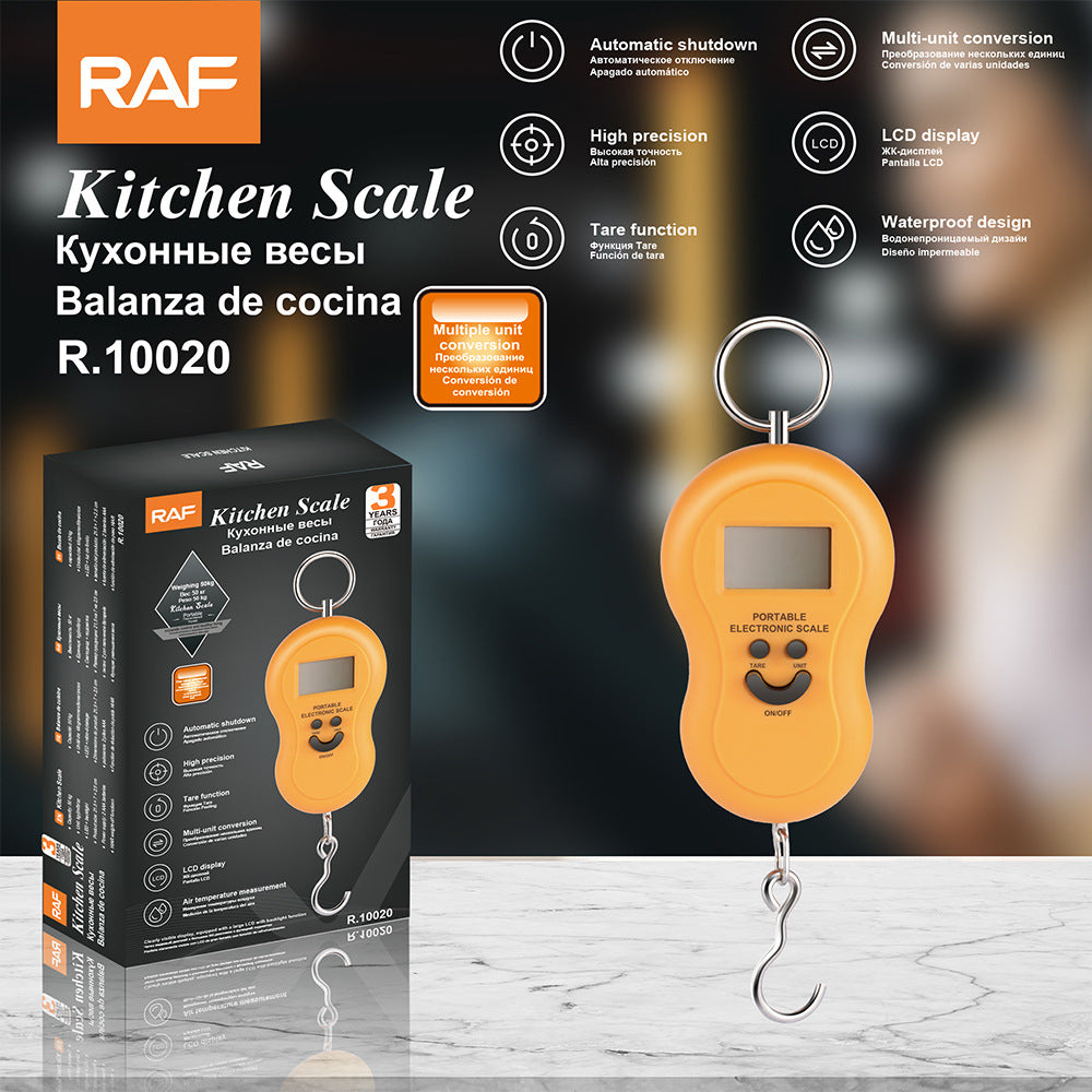 RA  Stainless Steel Kitchen Scale Household High-Precision Multi-Unit Conversion Tare Function Waterproof with Handheld Electronic