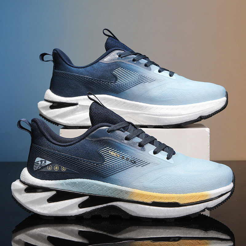 Sports Shoes Men2025New Breathable Anti-Slip Shock Absorption Sports Shoes Soft Sole Casual Lightweight Versatile Professional Fitness Shoes