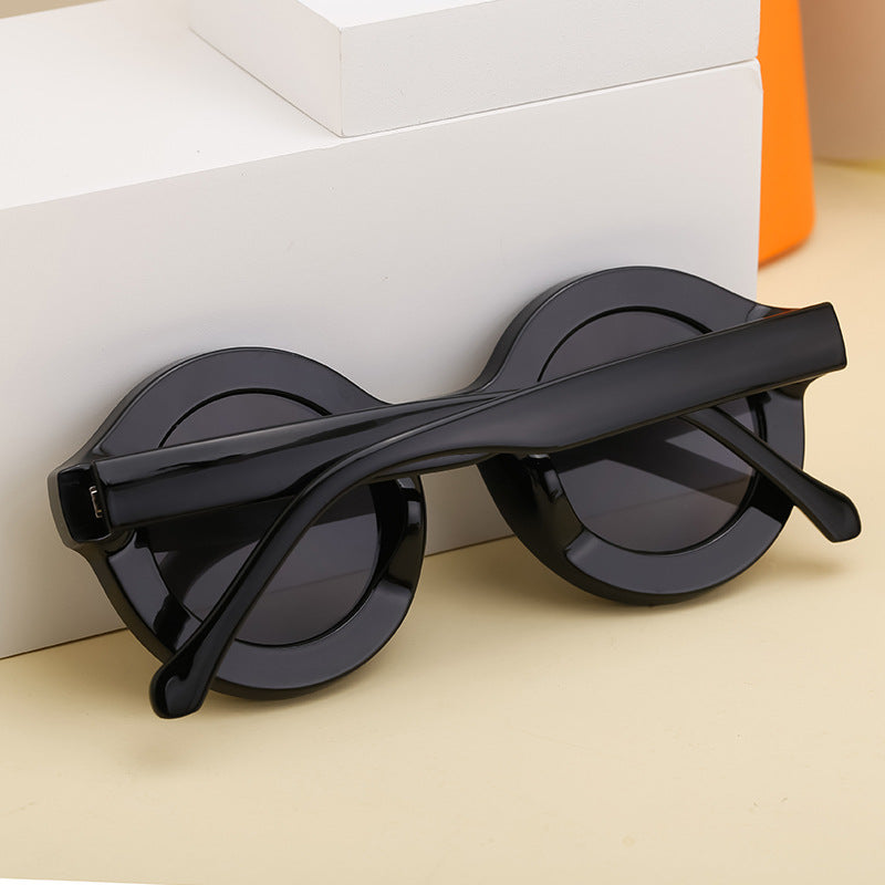 Sunglasses European and American Fashion Round Frame Sunglasses Men's High-end Sunglasses Men's Wholesale sunglasses