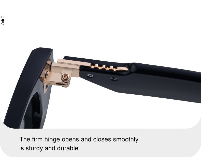 2025New Fashion Square Frame Sunglasses for Men, High-End Personality Outdoor Trend Driving Sun Protection Sunglasses for Men