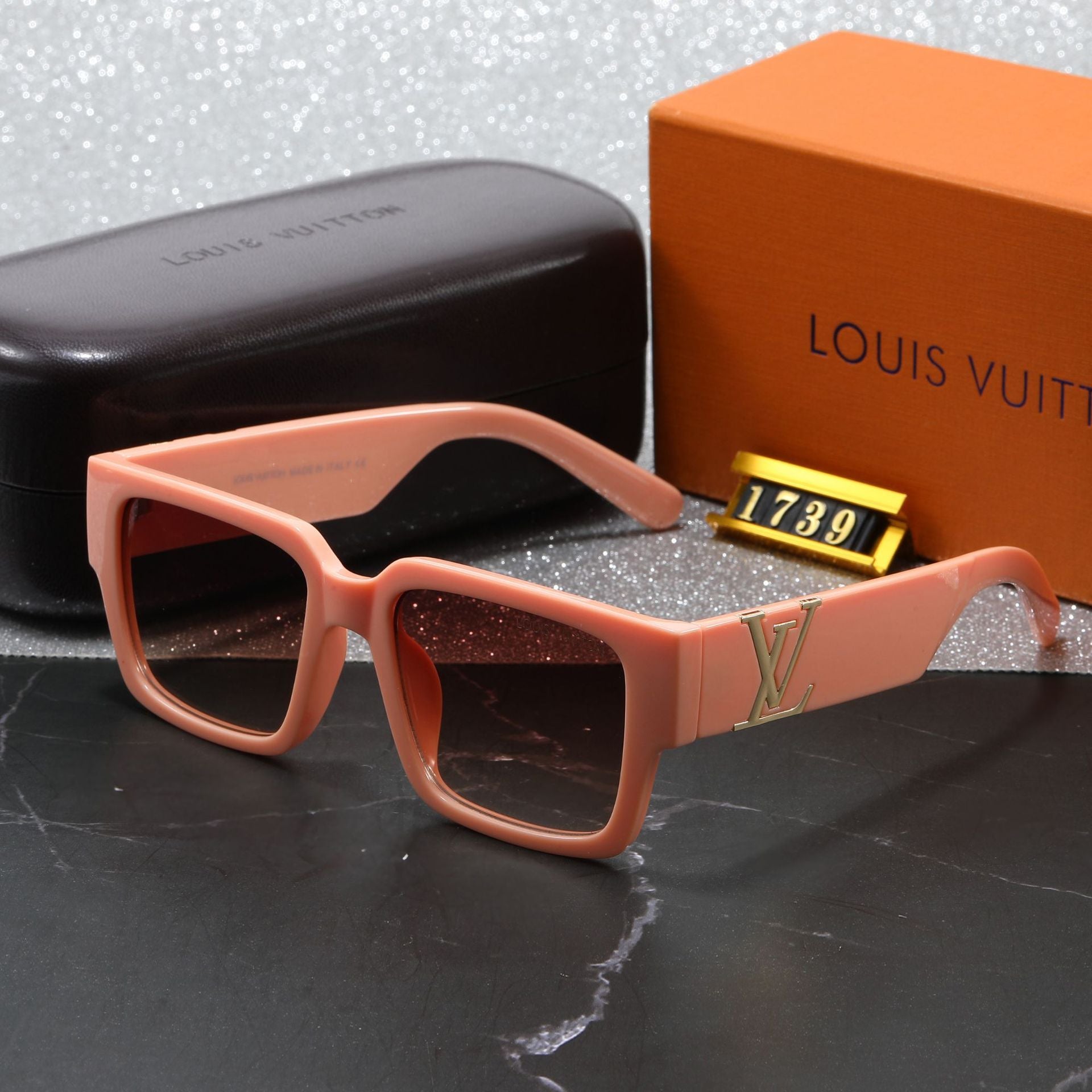 New Fashion Large Frame Square Lens Women's High-end Sunglasses European and American Trend Outdoor Sunshade Wholesale