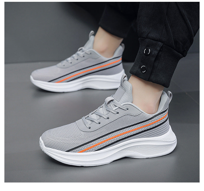 2025Spring and Autumn New Style Foreign Trade Casual Fashion Men's Shoes Breathable Trendy Versatile Comfortable Sports Running Shoes