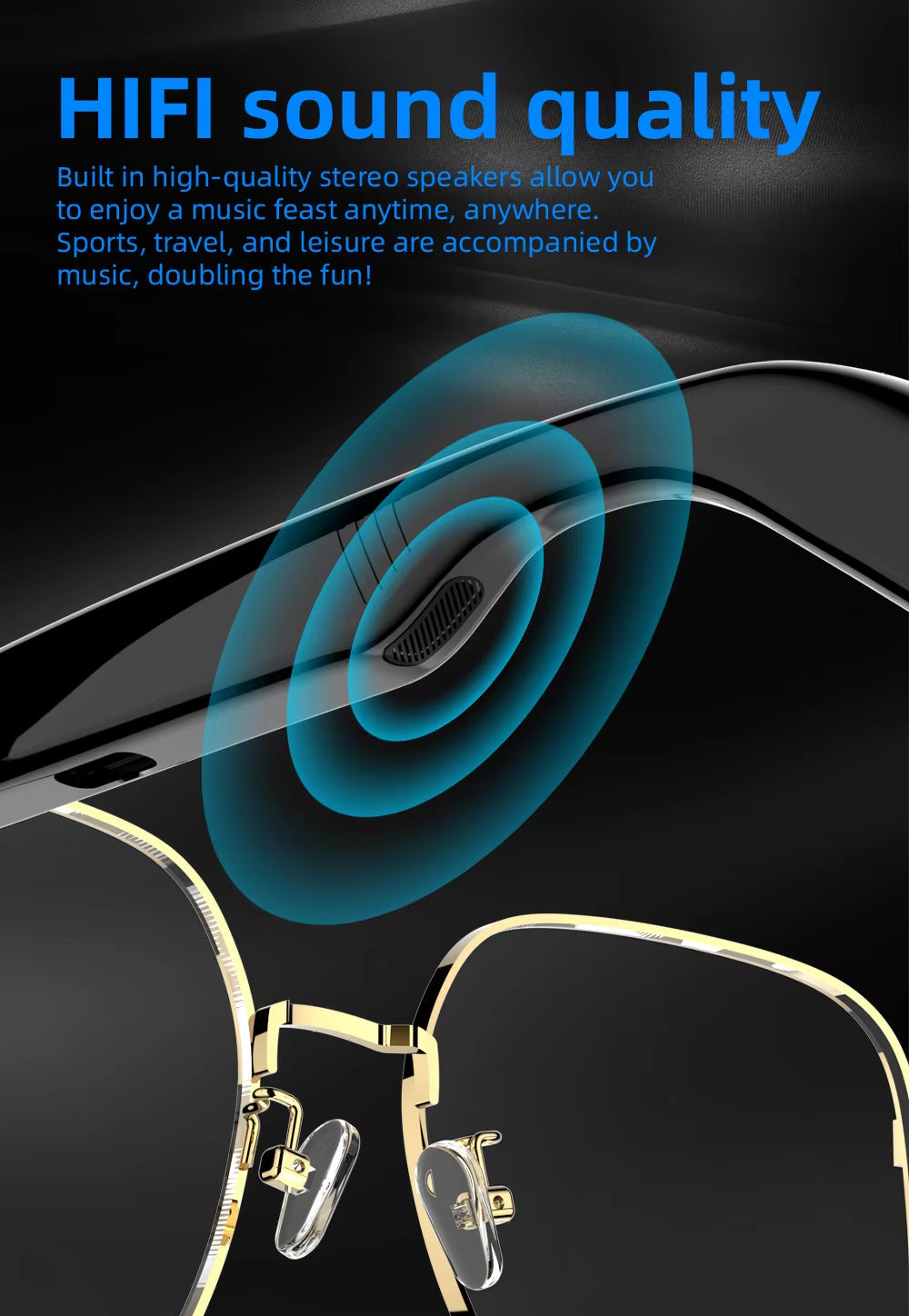 SG AI Smart Wearable Headset Glasses New Multi-Function