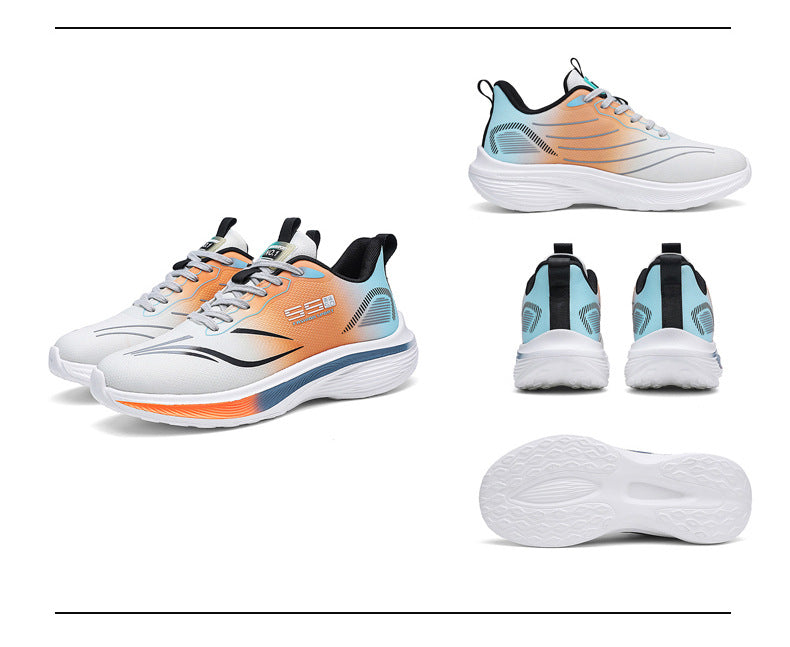 Autumn New Men's Mesh Breathable Sports Casual Running Shoes Ultra-light Thick-soled Non-slip Trendy Fashion Men's Shoes