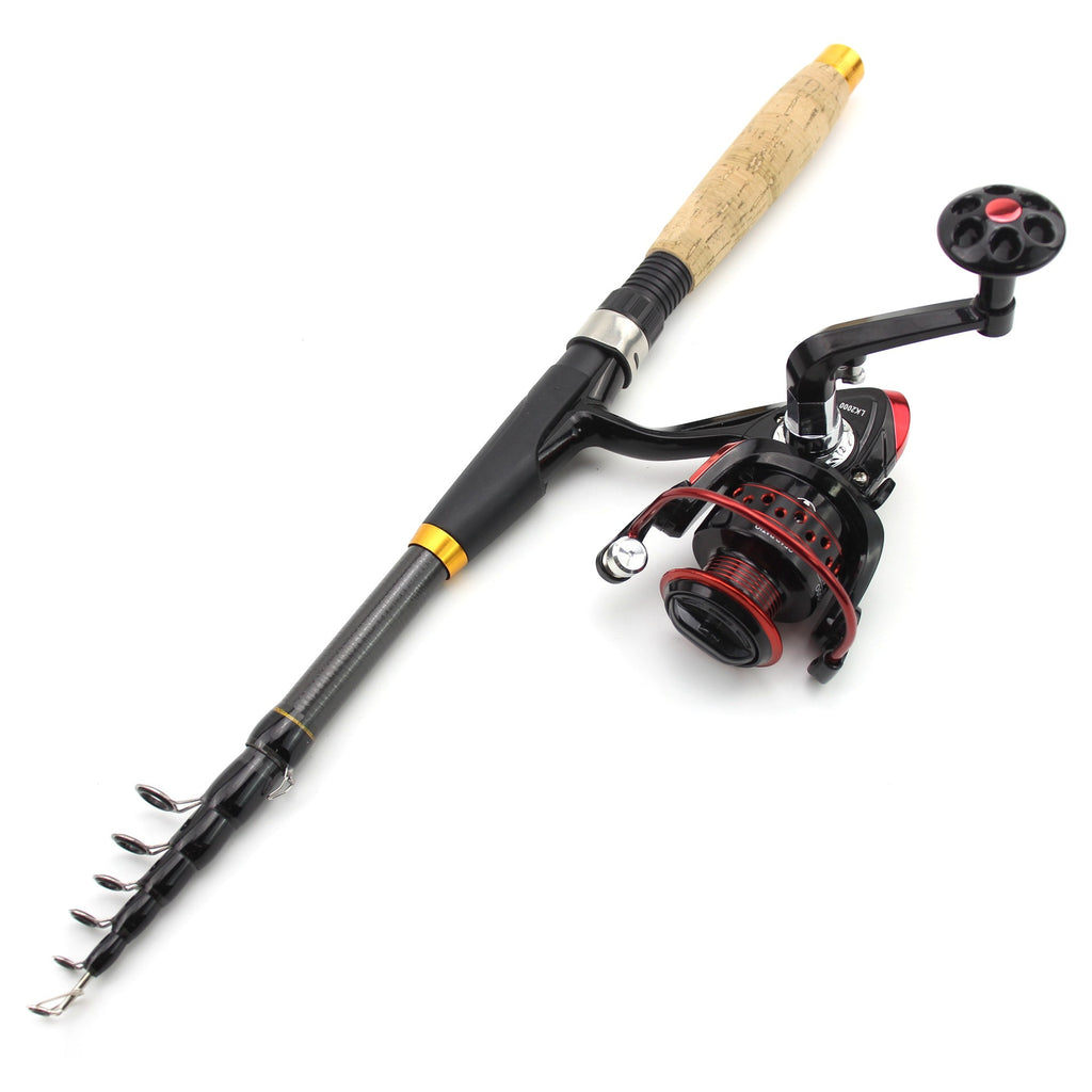 2.1Mi Xiao Hai Rod Set Ultra Short Telescopic Fishing Rod Spinning Reel Combo Amazon FBA Overseas Warehouse Fishing Gear