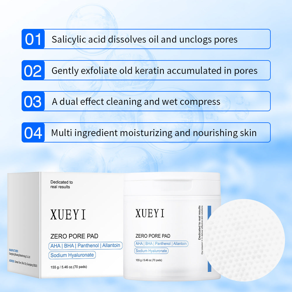 In Stock Full Salicylic Acid Facial Cleansing Pads Exfoliating Cleansing Cotton Pads Skincare Wholesale