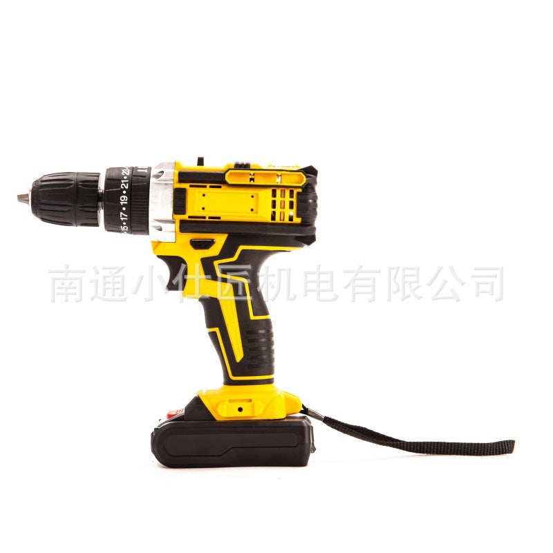 Custom Cross-Border Trade Brushless Electric Drill Dual-Speed Impact Electric Screwdriver Small Power Tool Set