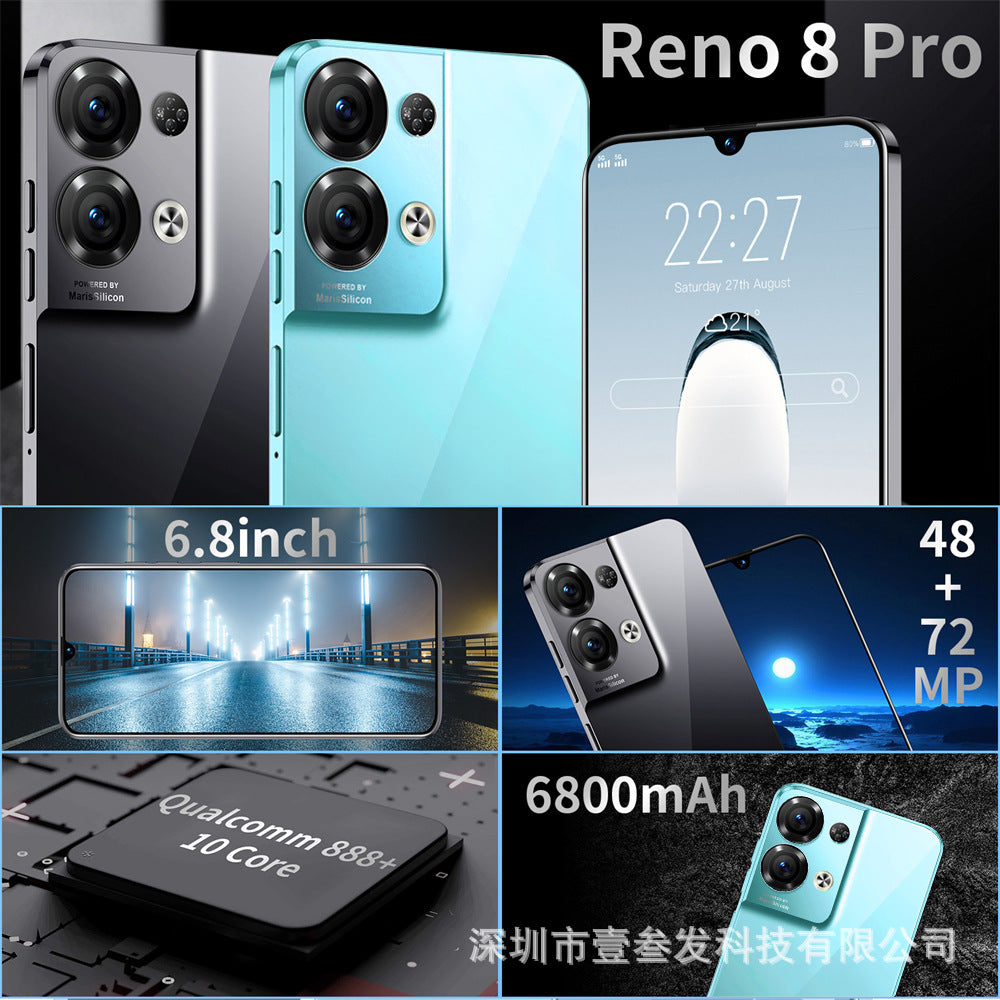 Reno8Pro(1+16G)New Hot6.8Inch5G All-in-One Smartphone Factory