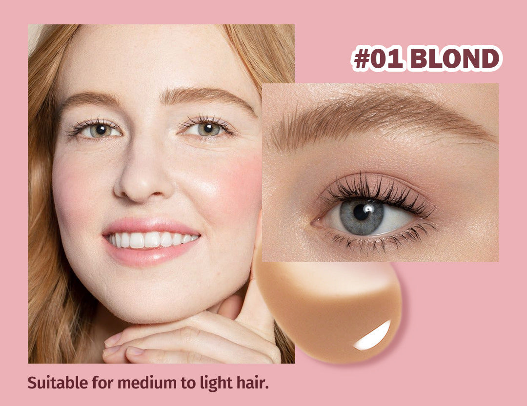 Hot-Selling Eyebrow Dye Cream Waterproof Smudge-Proof Large Brush Eyebrow Cream Long-Lasting Color No Smudging Natural Eyebrows