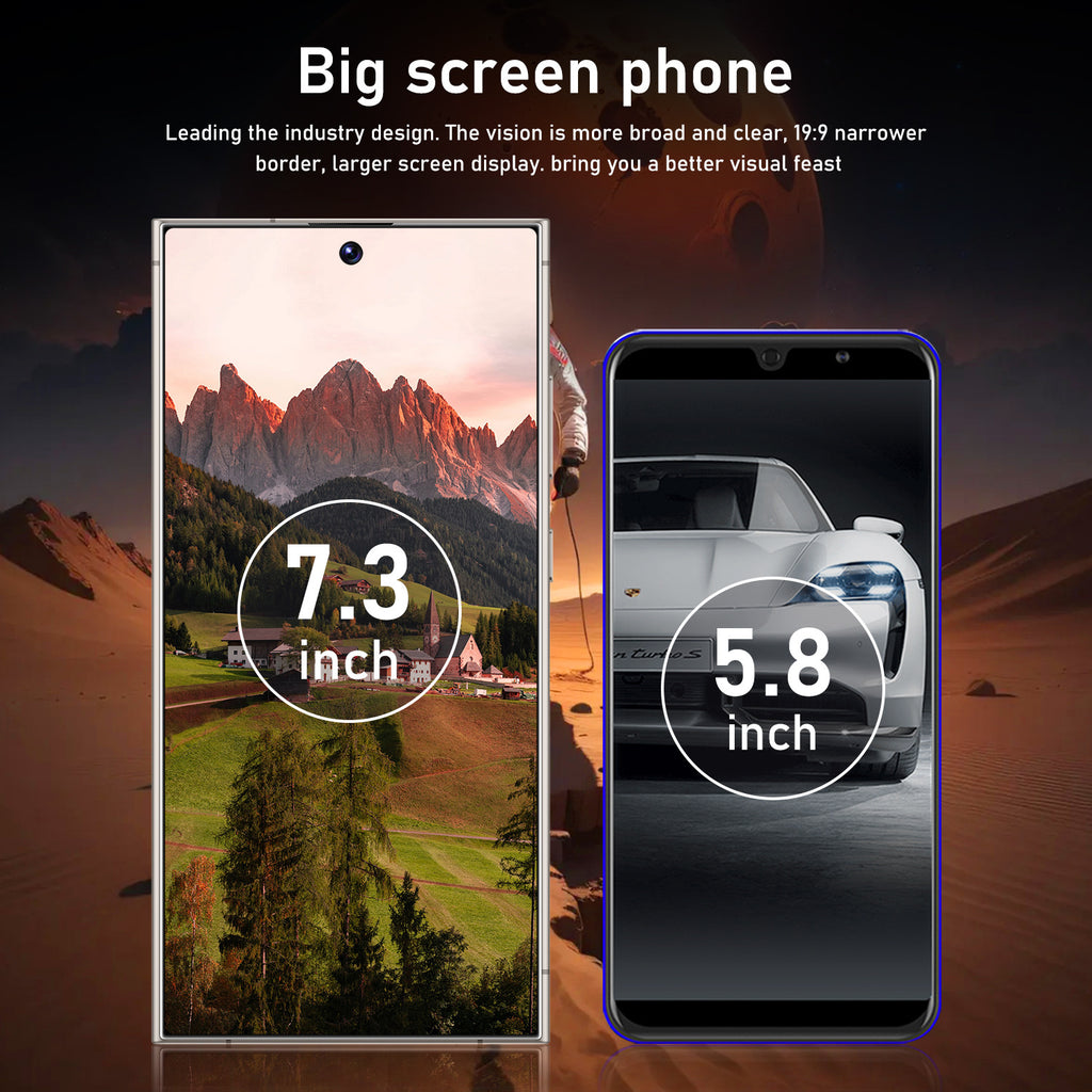 Exclusive Supply C25 Ultra Smartphone7.3Extra-large Screen16+1T Android Phone Factory Price