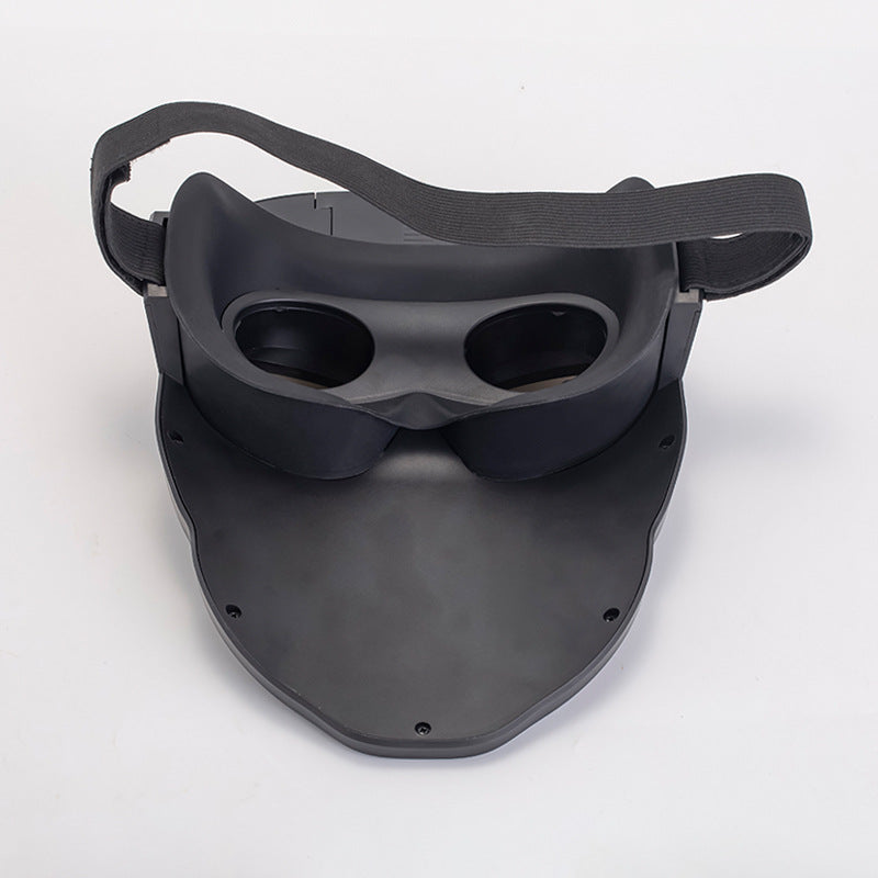 Halloween Colorful LED Glowing Mask Party Sunglasses Rechargeable diy Dynamic Light-Up Mask Face Shield