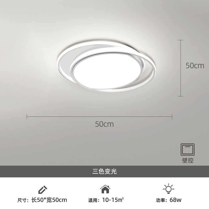 Wholesale led Ceiling Lamp Simple Modern Elegant Home Bedroom Living Room Light2025New Year's Rectangular Light Fixture