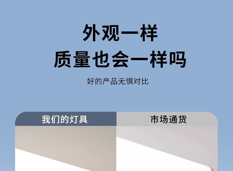 Zhongshan Full Spectrum Eye Protection Living Room Lamp Seamless Ceiling Light Modern Simple Elegant Lighting Three-Color Whole House Combination