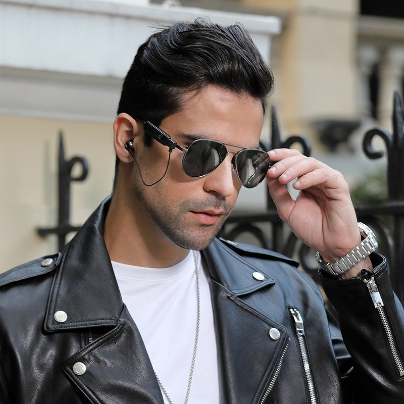 New Smart Bluetooth Headset Glasses Toad Mirror Men's Polarized Sunglasses Smart Eye Listening to Music Glasses Phone208