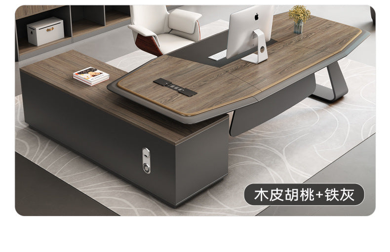 Office Desk Boss Desk Simple Modern Executive Desk Office Desk Office Chair Set Manager Desk President Desk