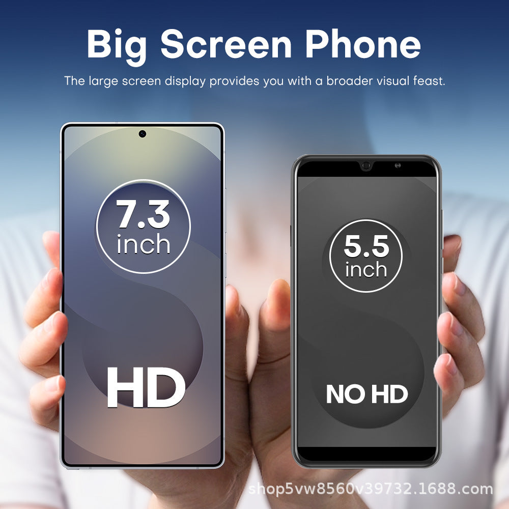 2025Hot Sale S25 Ultra Android7.3inch smartphone16+1T Mobile Phone Source Factory