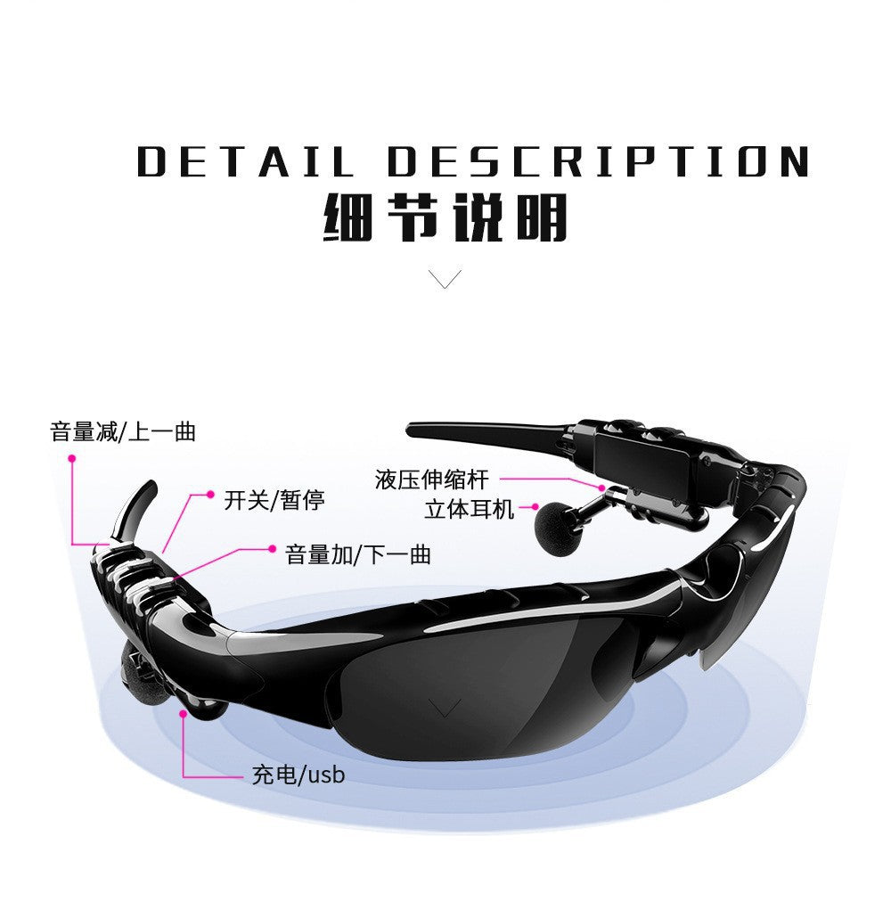 Hot-Selling Bluetooth Glasses TWS Game Wireless Bluetooth Sports Headphones Mini Dual Earbuds Touch Control No Delay