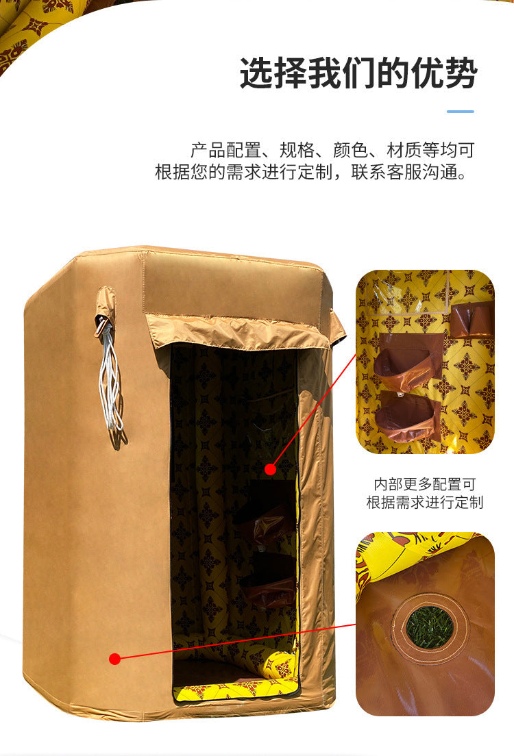 Middle East Inflatable Tent Outdoor Portable Mobile Toilet Tent Rainproof Dustproof Arabian Camping Tent