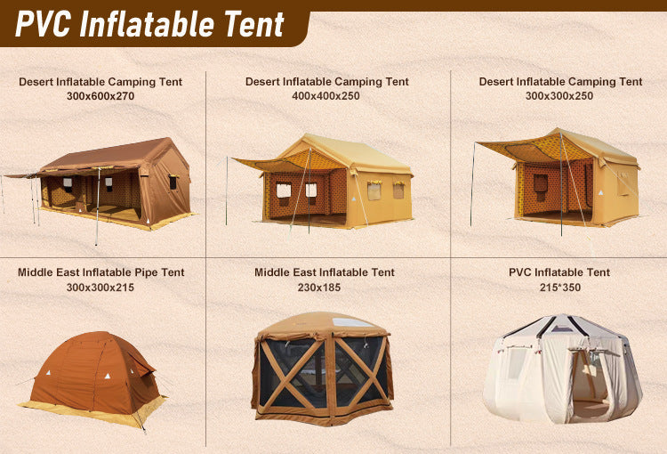 Manufacturer Outdoor Middle East Desert Inflatable Tent Thickened Printed Saudi Dustproof Windproof Arabian Middle East Style