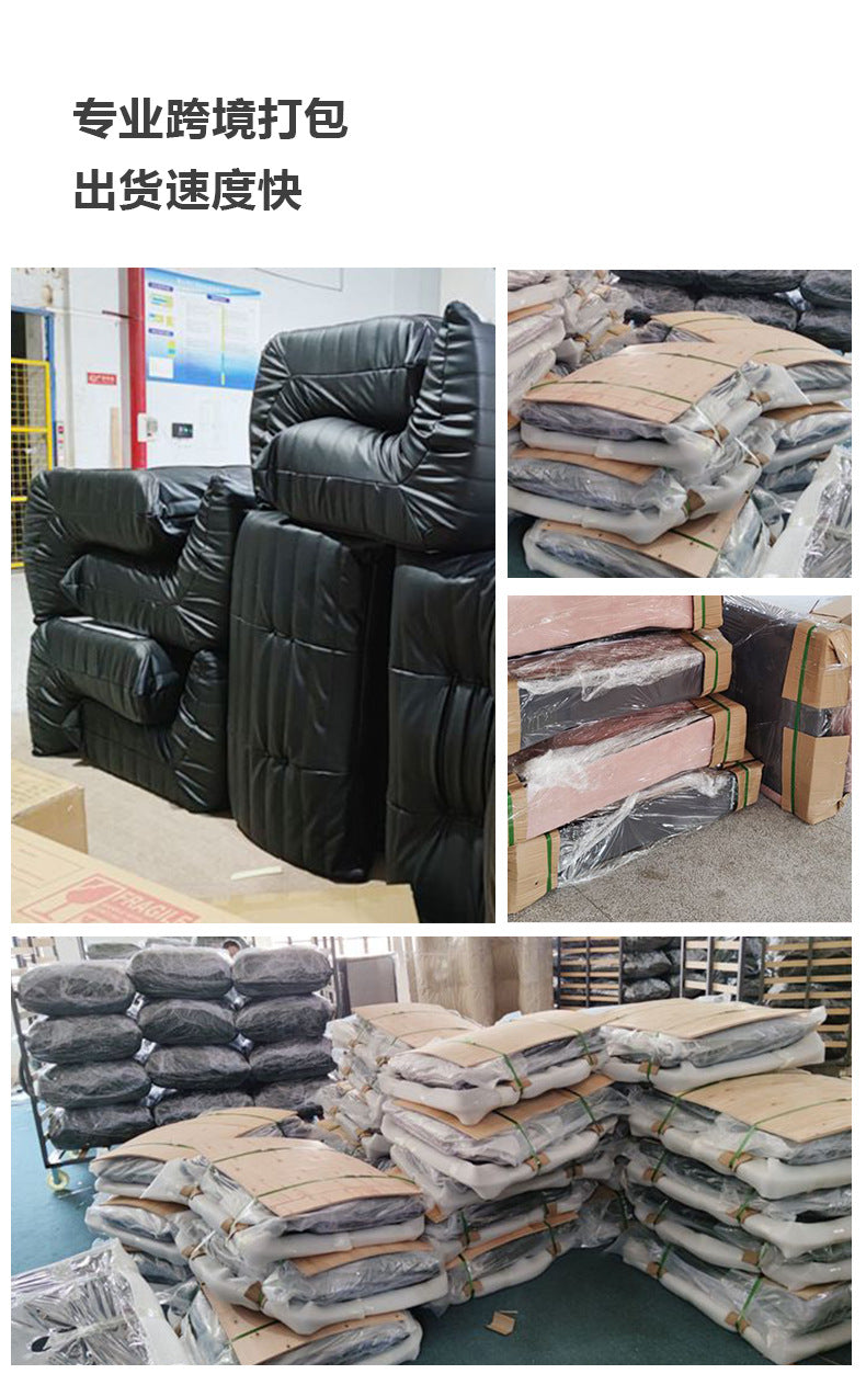 Wabi-Sabi Style Compression Sofa Fabric Sofa Teddy Lamb Wool Cream Series Marshmallow Sofa Shipping and tax not included