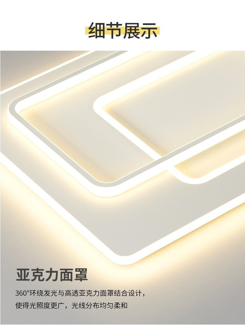 Full Spectrum Ceiling Light Living Room Light Hall Main Light Modern Simple Bedroom Light Whole House Zhongshan Lighting Home Decoration Lighting