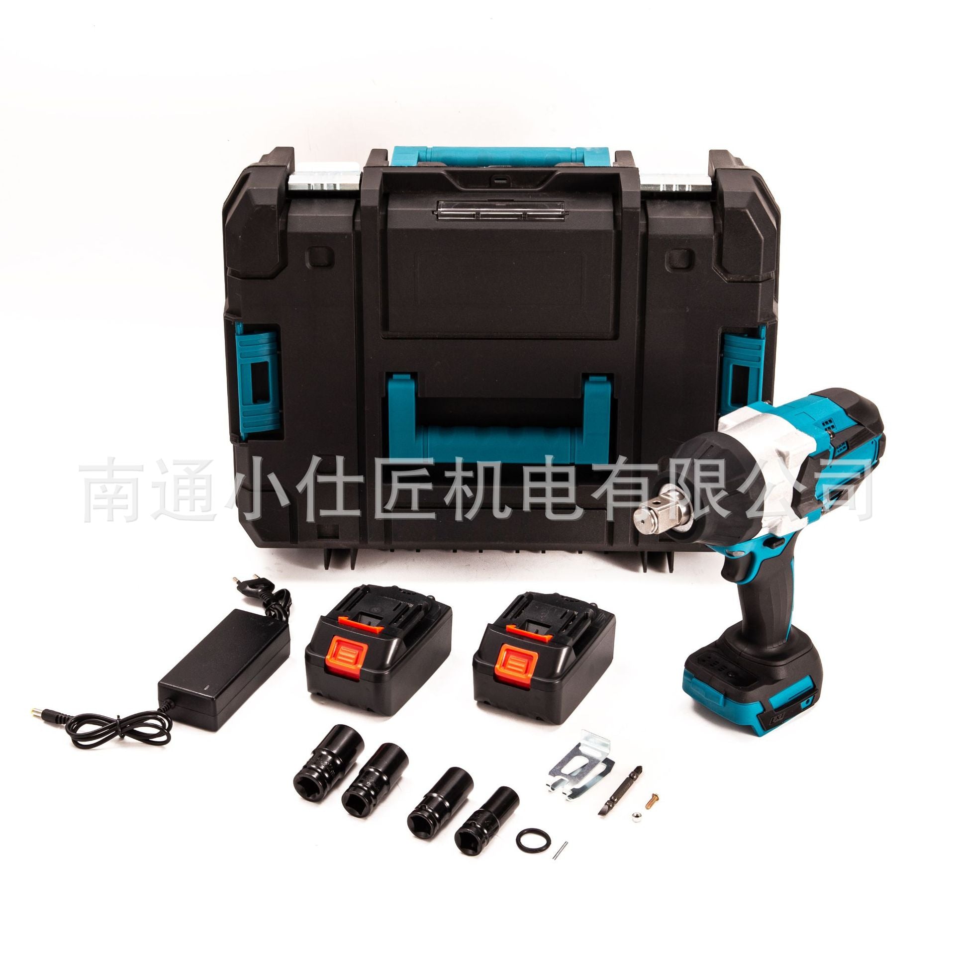 Cross-Border Trade High-Torque Lithium Battery Rechargeable Electric Wrench Portable Auto Repair Air Gun Woodworking Framing Tool