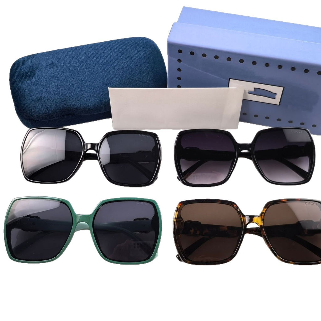 G New European and American Style Women's Fashion Personality Large Frame Square Retro Glasses Trend GG2758