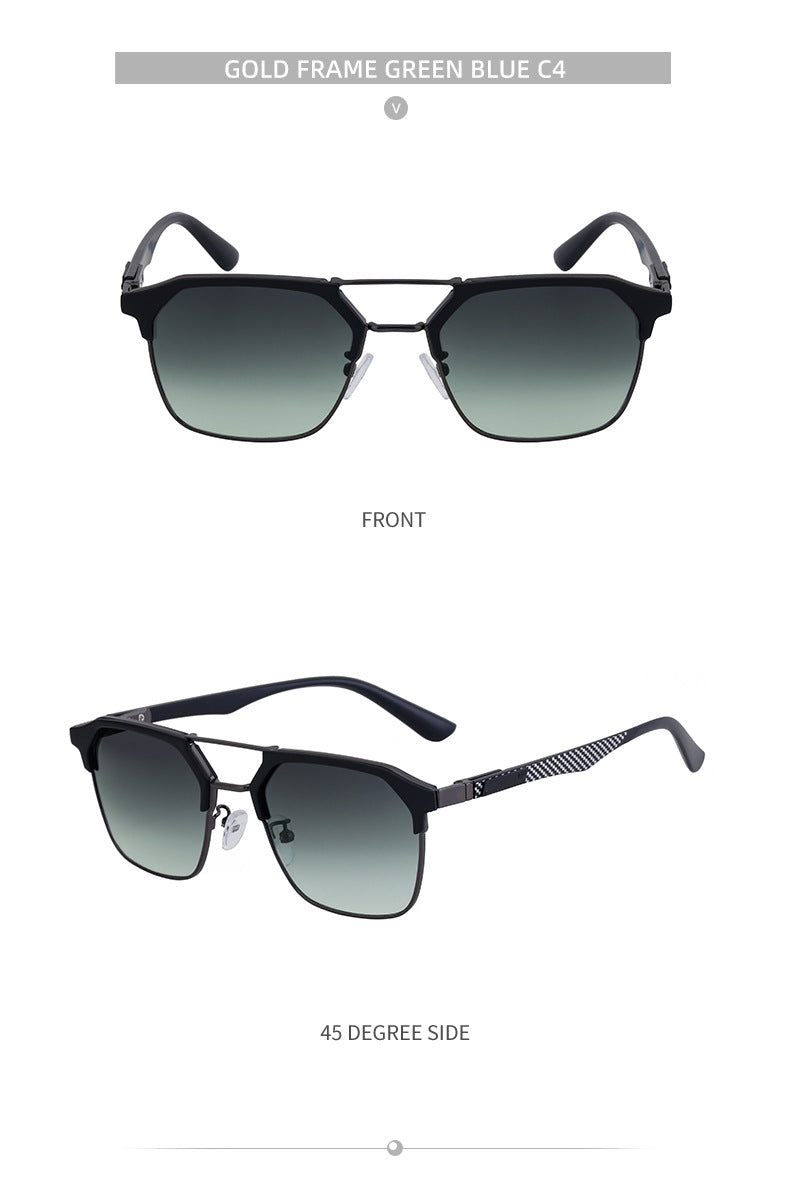 European and American Fashion Cat Eye Sunglasses for Men, Unique High-End Feel, Men's Driving Glasses Wholesale shades