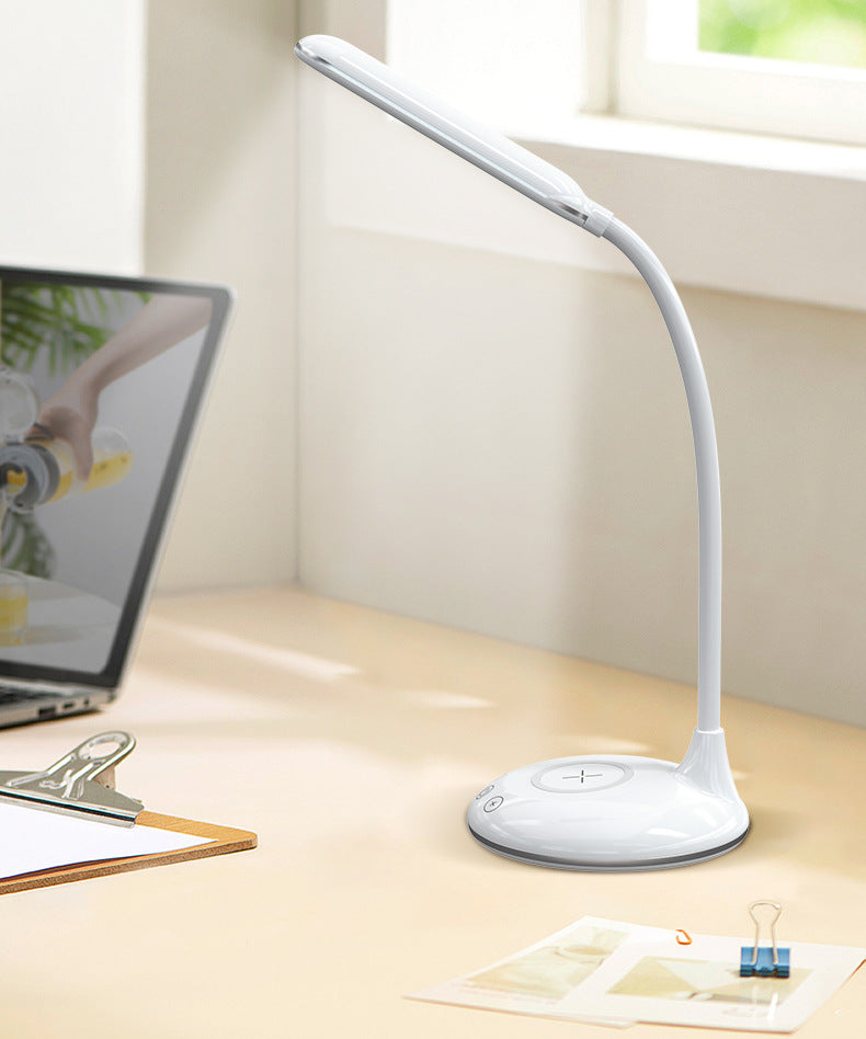 Eye Protection Study Lamp Foldable Creative Adjustable Desk Bedroom Bedside Lamp Multifunctional Wireless Charging Table Lamp Wholesale
