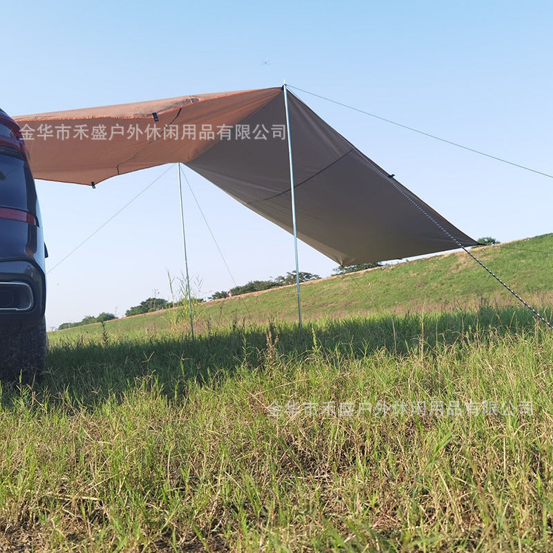 Manufacturer Direct Supply Car Sunshade Side Awning Outdoor Camping Car Tail Tent suv Car Side Tent Side Awning Canopy