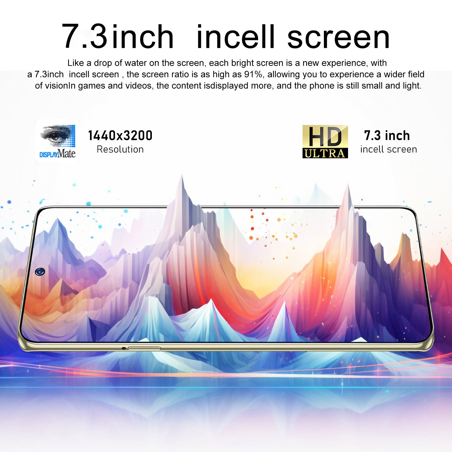 New Mobile Phone11 Pro+Android12+512G 7.3Inch Mobile Phone Source Manufacturer(Popular)