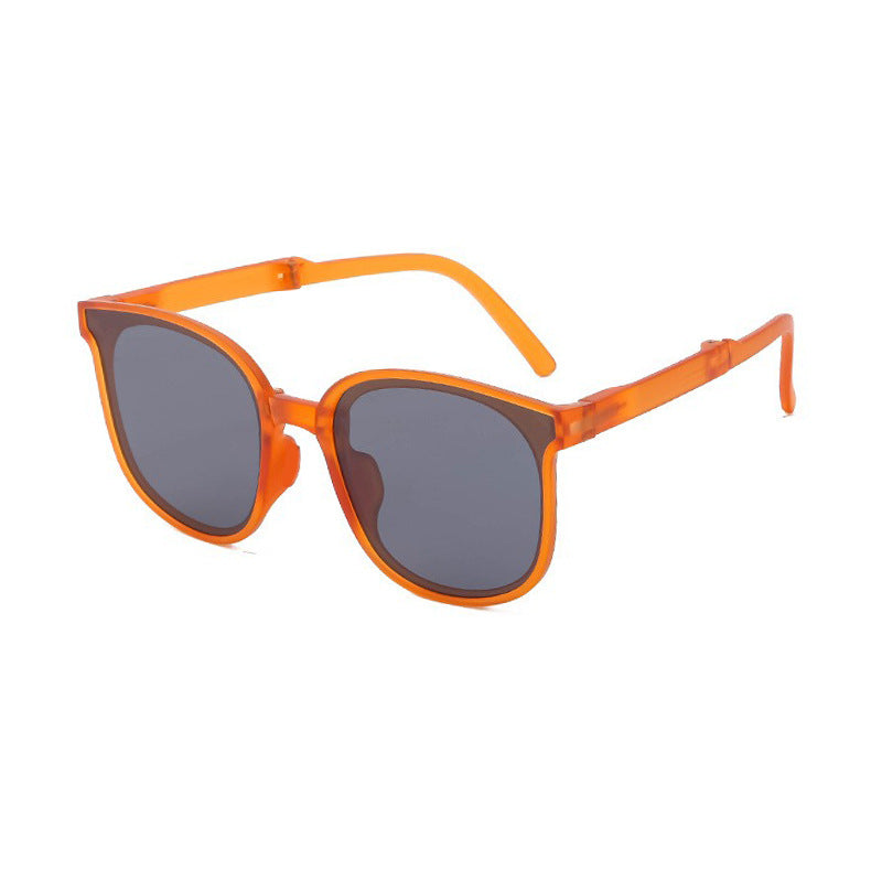 New Fashion Foldable Sunglasses for Women UV Protection Polarized Sunglasses Trendy Portable Full Frame Sun Glasses