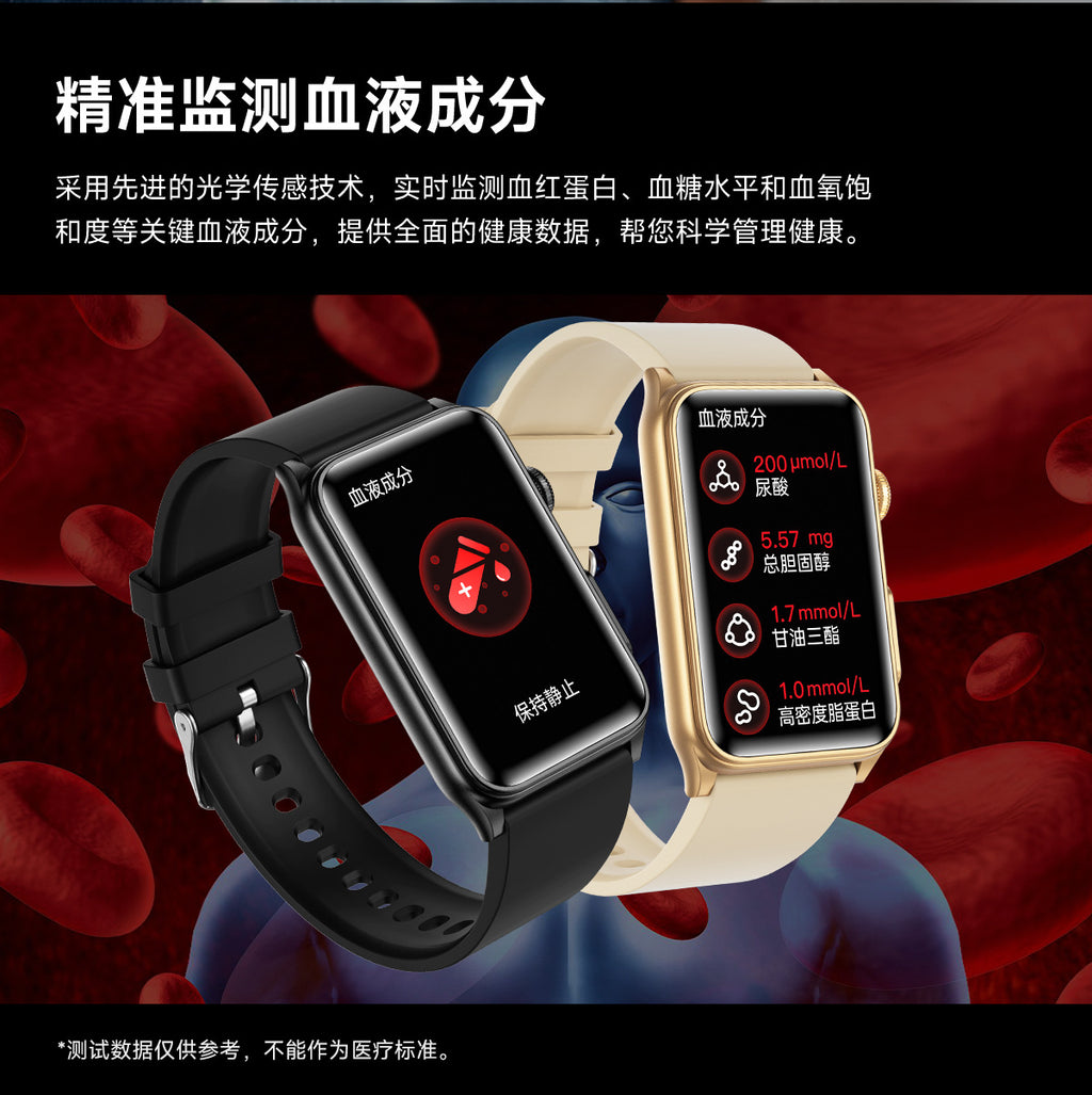 GE50Smart bracelet health monitoring blood sugar HRV Micro Physical Examination ECG ECG G50Flashlight Smart Watch