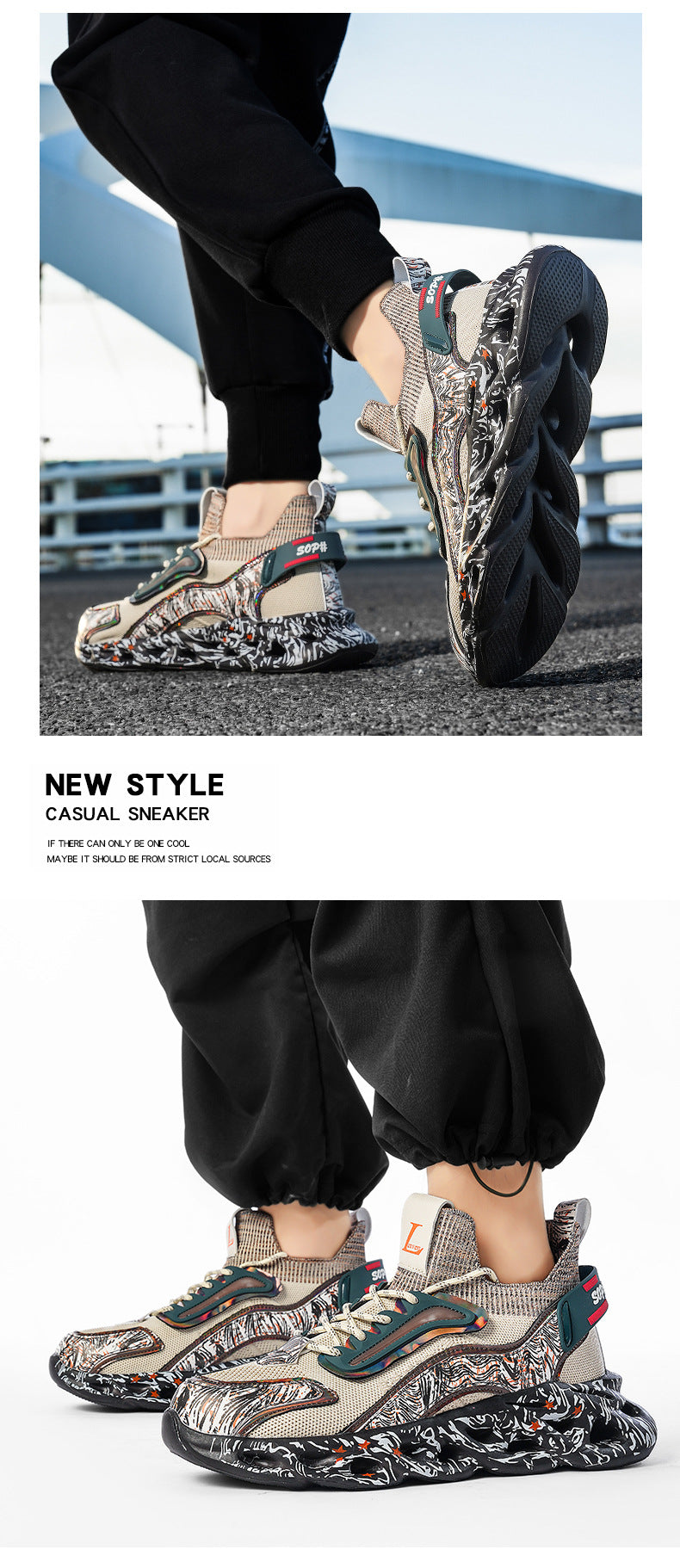 2025Foreign Trade Large Size Breathable Mesh National Trend Casual Sports Shoes with Ultra-light Sole and Height-increasing Fashion Dad Shoes